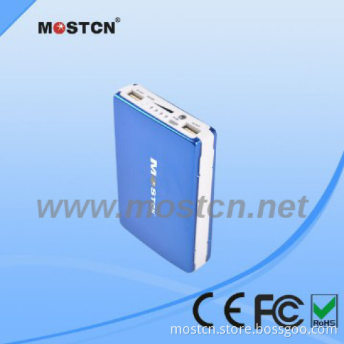 dual USB portable power bank power bank for smartphone